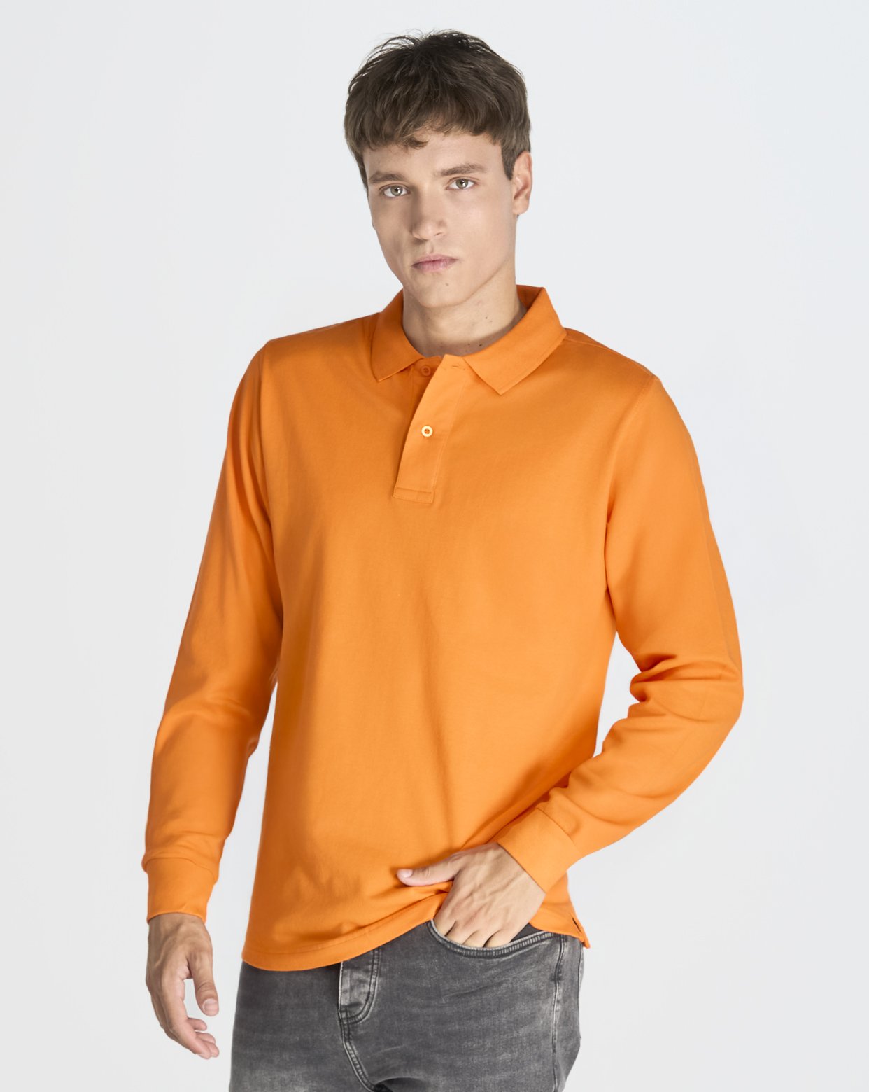 Polo JHK PORA210LS - Regular Polo LS Man