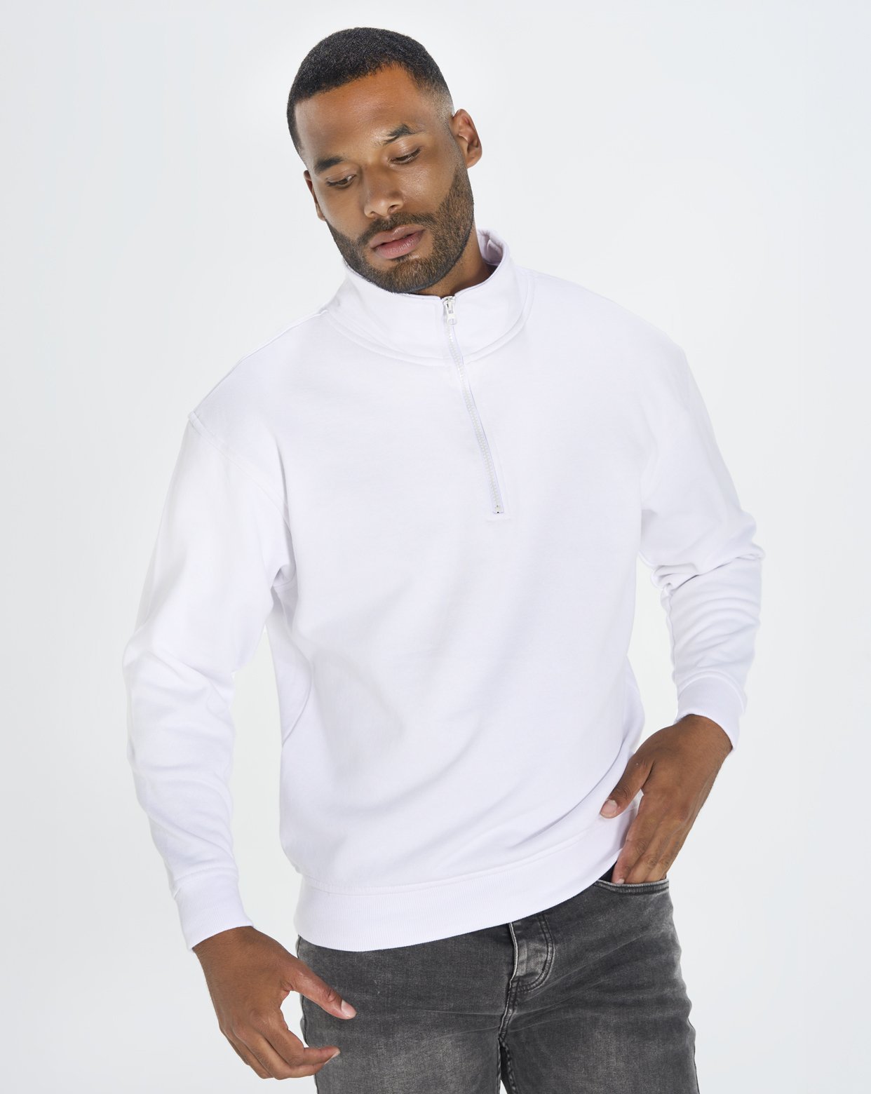 Camiseta JHK SWRAZIP - Half Zip Sweatshirt