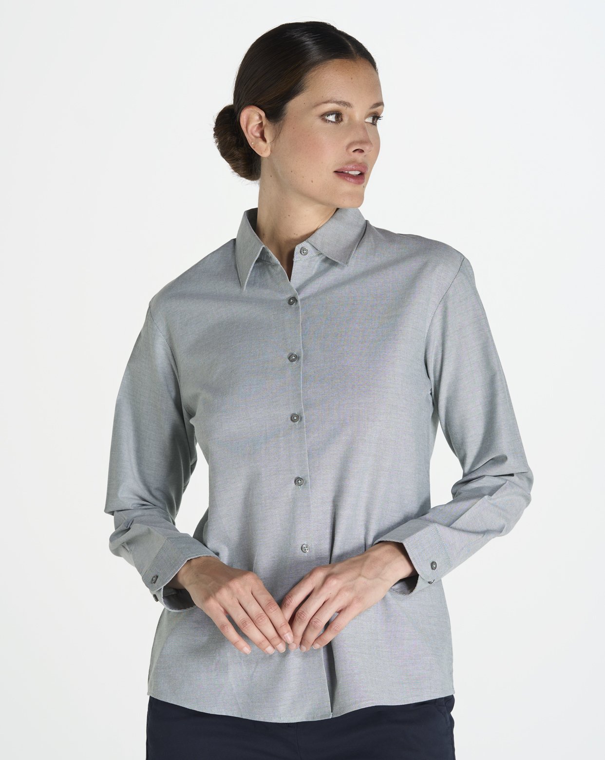 Camisa JHK SHLOXF - Oxford Señora Manga Larga